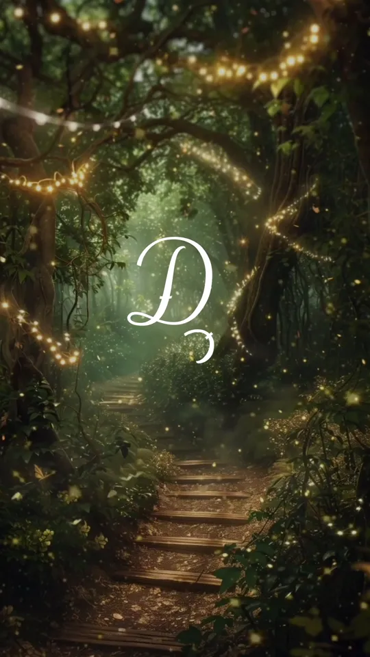 Kad jemputan video motion Forest Motion, tema hutan hijau